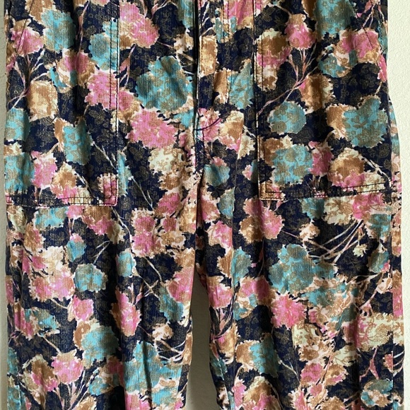 Anthropologie Anisa Floral Corduroy  Floral Tapestry Grandmacore Joggers Size S - Picture 6 of 12